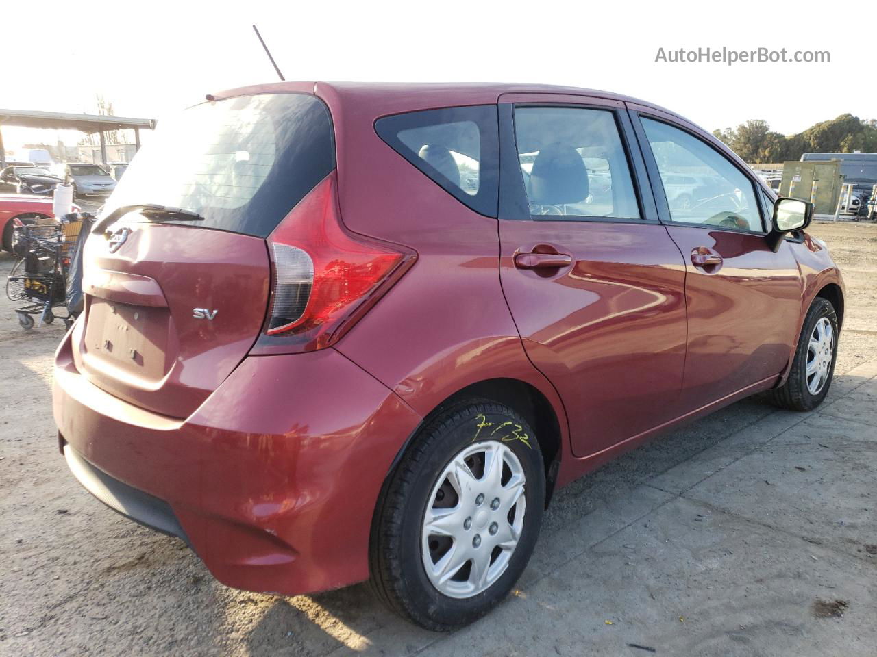 2018 Nissan Versa Note S Red vin: 3N1CE2CPXJL351976