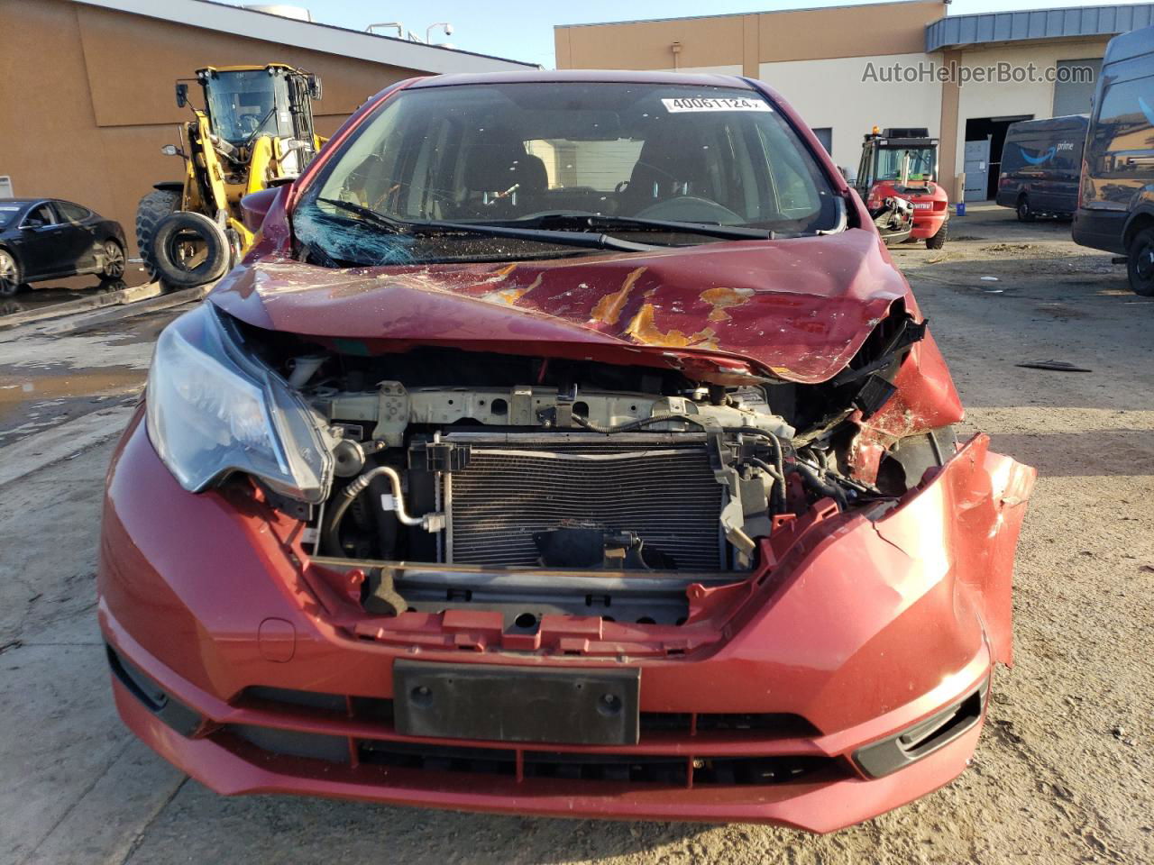 2018 Nissan Versa Note S Red vin: 3N1CE2CPXJL351976