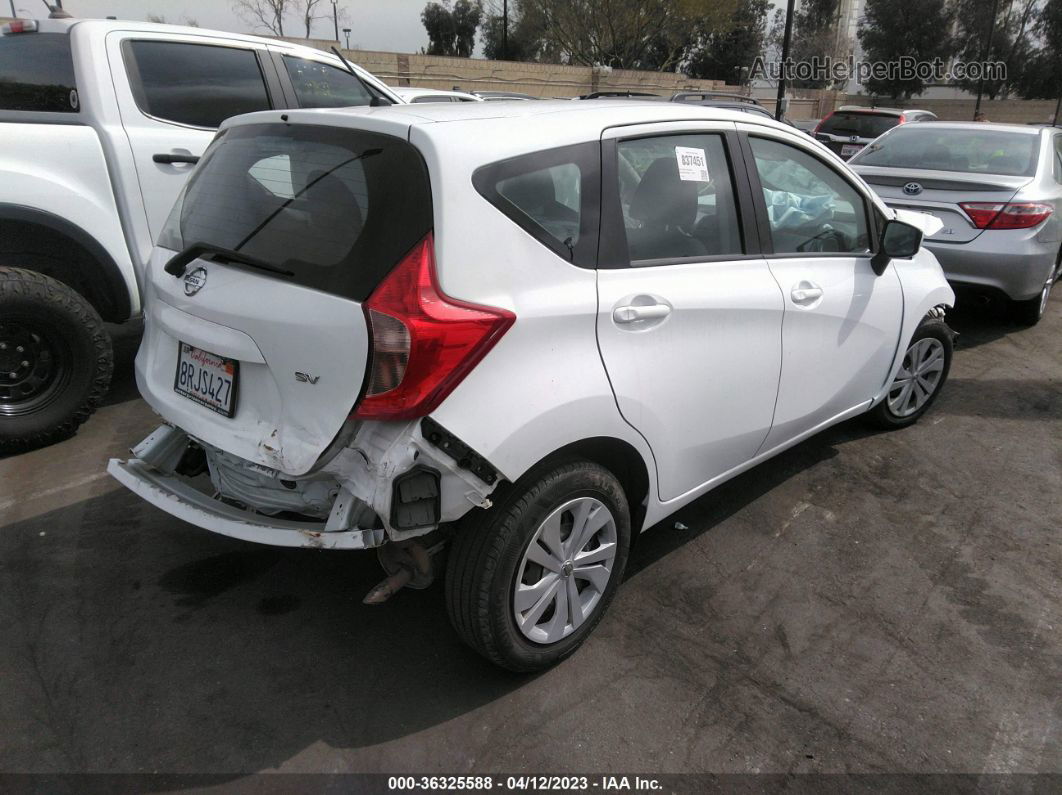 2019 Nissan Versa Note Sv White vin: 3N1CE2CPXKL355494