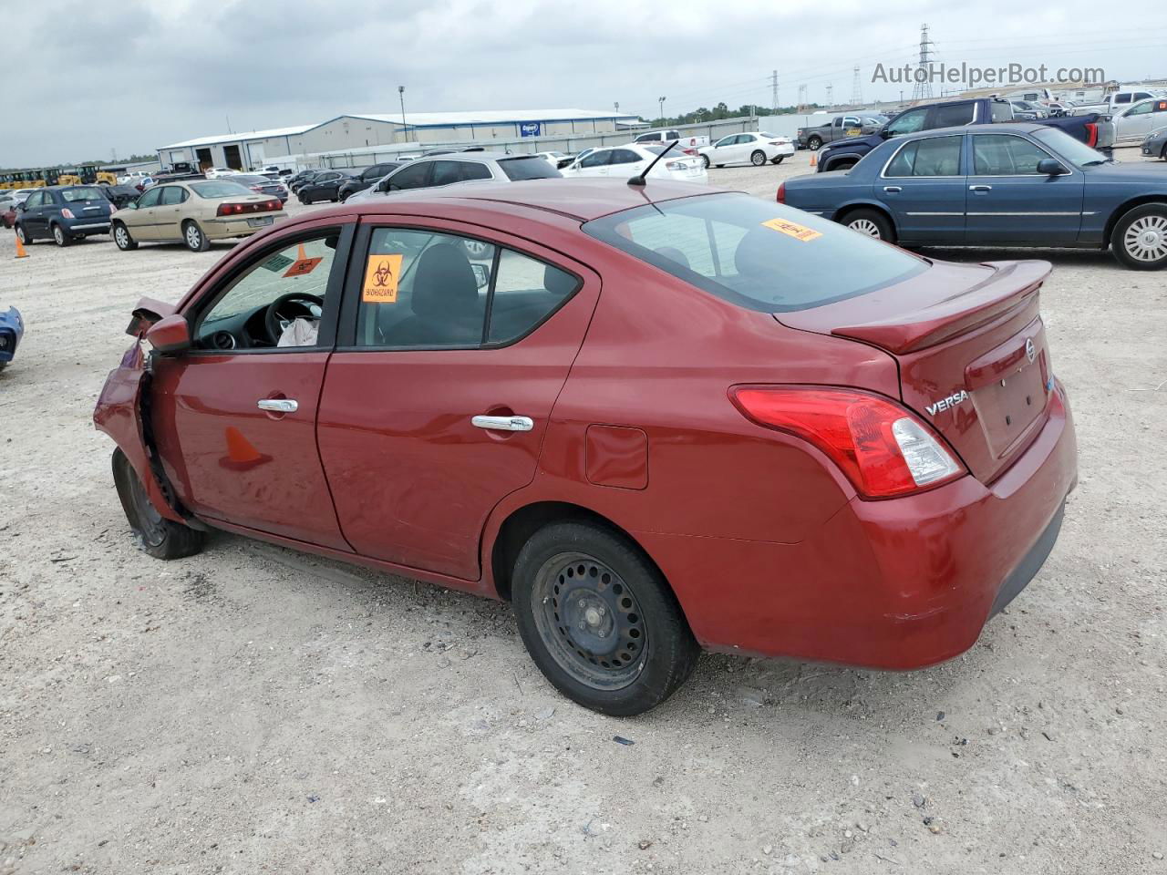 2016 Nissan Versa S Red vin: 3N1CN7AP0GL819965