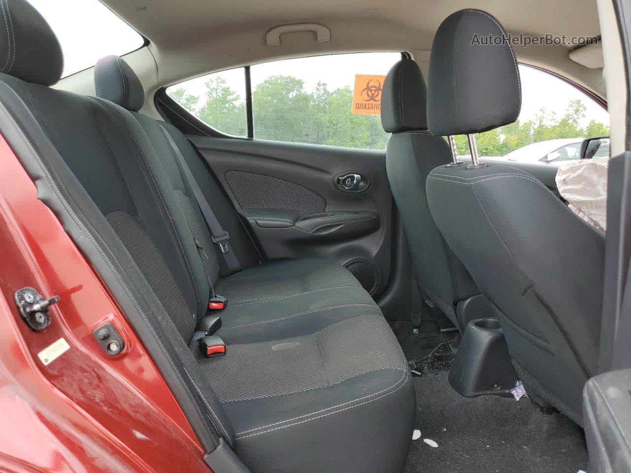 2016 Nissan Versa S Red vin: 3N1CN7AP0GL819965