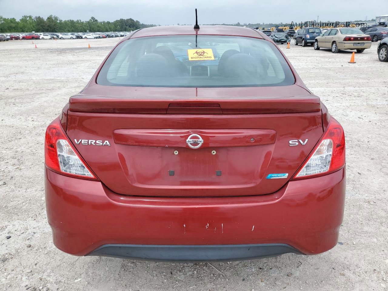 2016 Nissan Versa S Red vin: 3N1CN7AP0GL819965