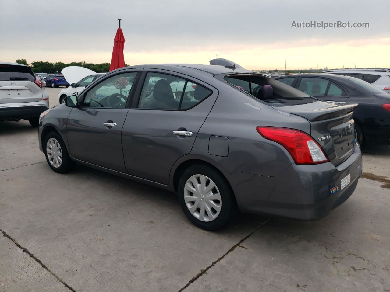 2016 Nissan Versa S Gray vin: 3N1CN7AP0GL866865