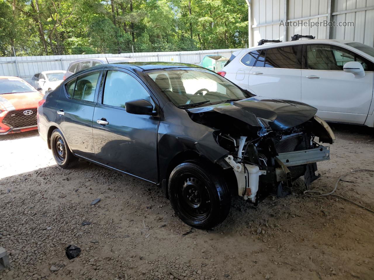 2016 Nissan Versa S Charcoal vin: 3N1CN7AP0GL892351