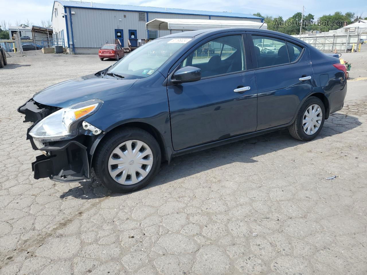 2016 Nissan Versa S Blue vin: 3N1CN7AP0GL906541