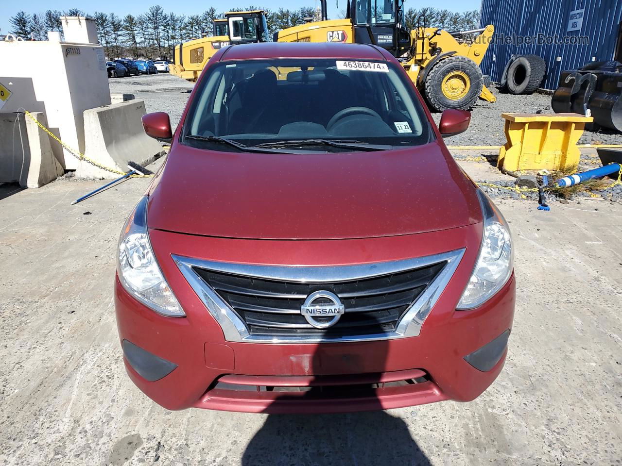 2018 Nissan Versa S Red vin: 3N1CN7AP0JK398715