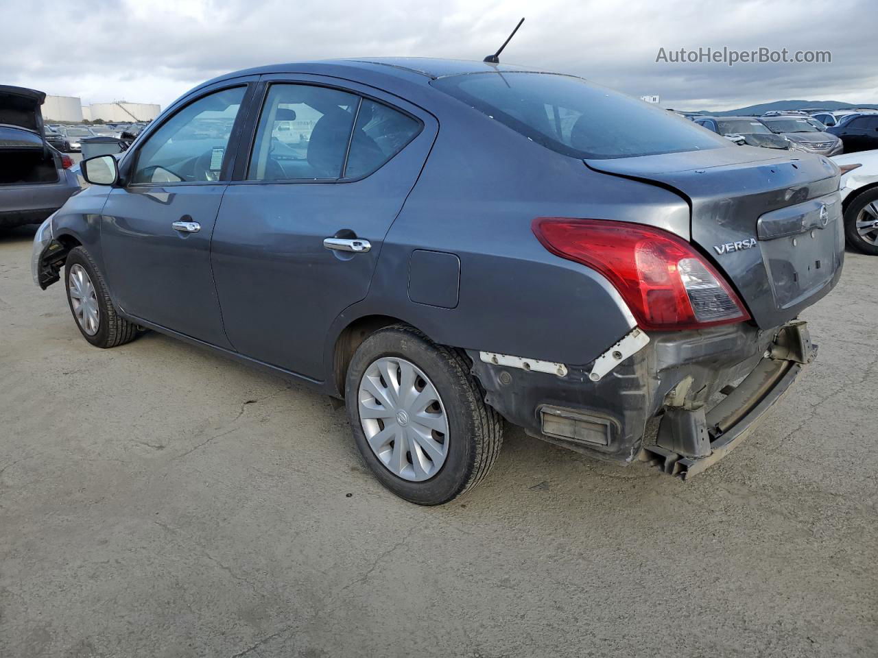 2018 Nissan Versa S Gray vin: 3N1CN7AP0JL810075