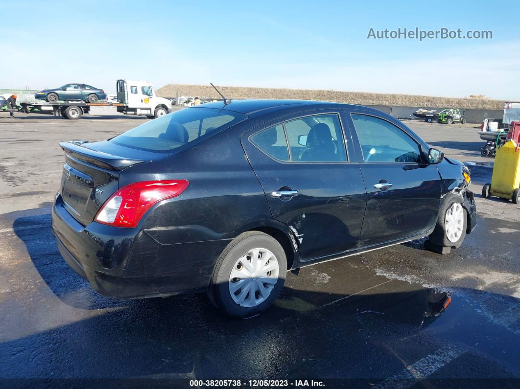 2018 Nissan Versa 1.6 Sv Black vin: 3N1CN7AP0JL810514