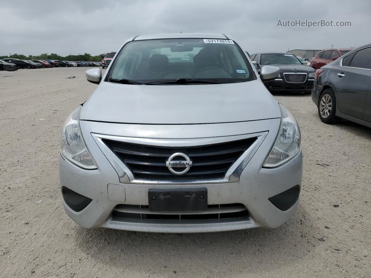 2018 Nissan Versa S Silver vin: 3N1CN7AP0JL840063