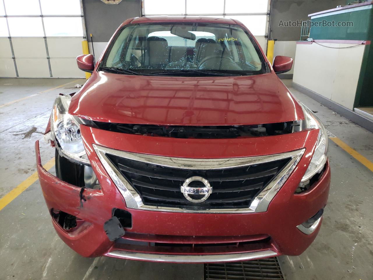 2018 Nissan Versa S Maroon vin: 3N1CN7AP0JL850608