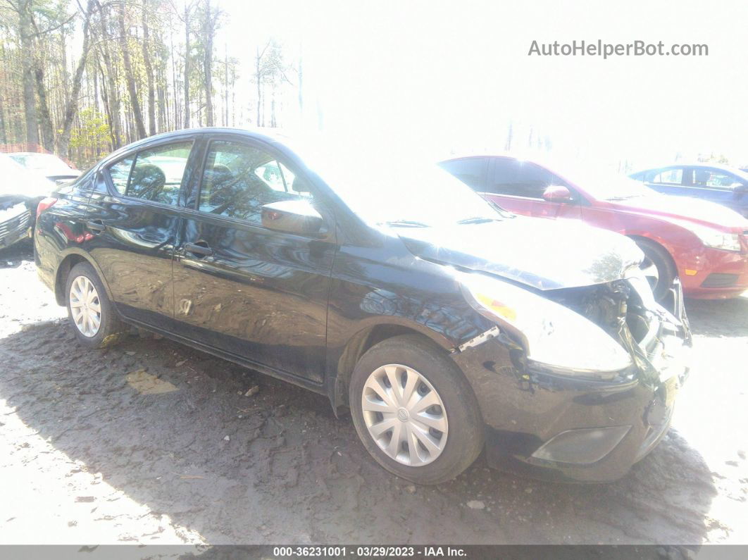 2018 Nissan Versa Sedan S Plus Black vin: 3N1CN7AP0JL852908