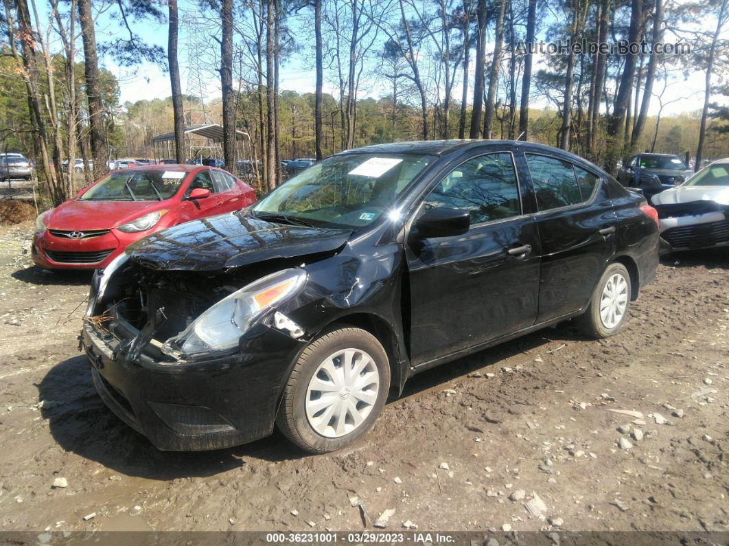 2018 Nissan Versa Sedan S Plus Черный vin: 3N1CN7AP0JL852908