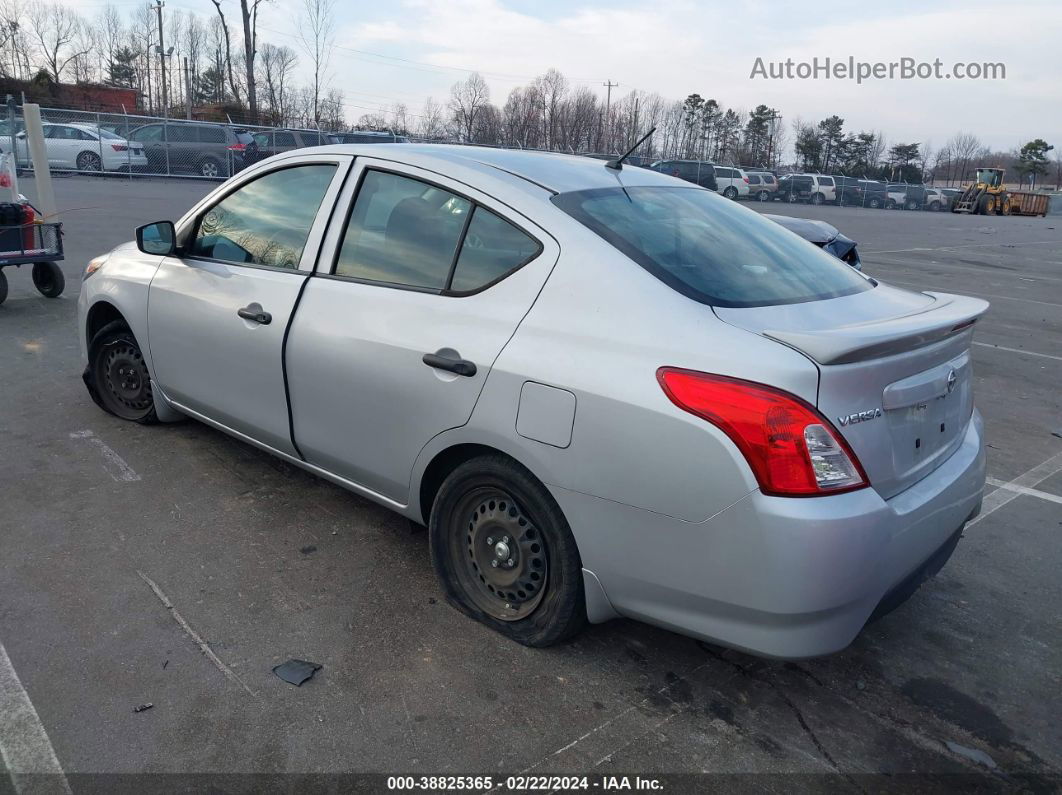 2018 Nissan Versa 1.6 S+ Silver vin: 3N1CN7AP0JL854142