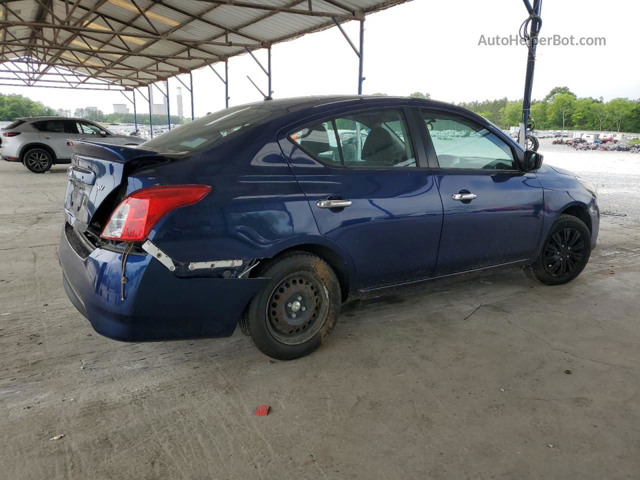 2018 Nissan Versa S Blue vin: 3N1CN7AP0JL865917