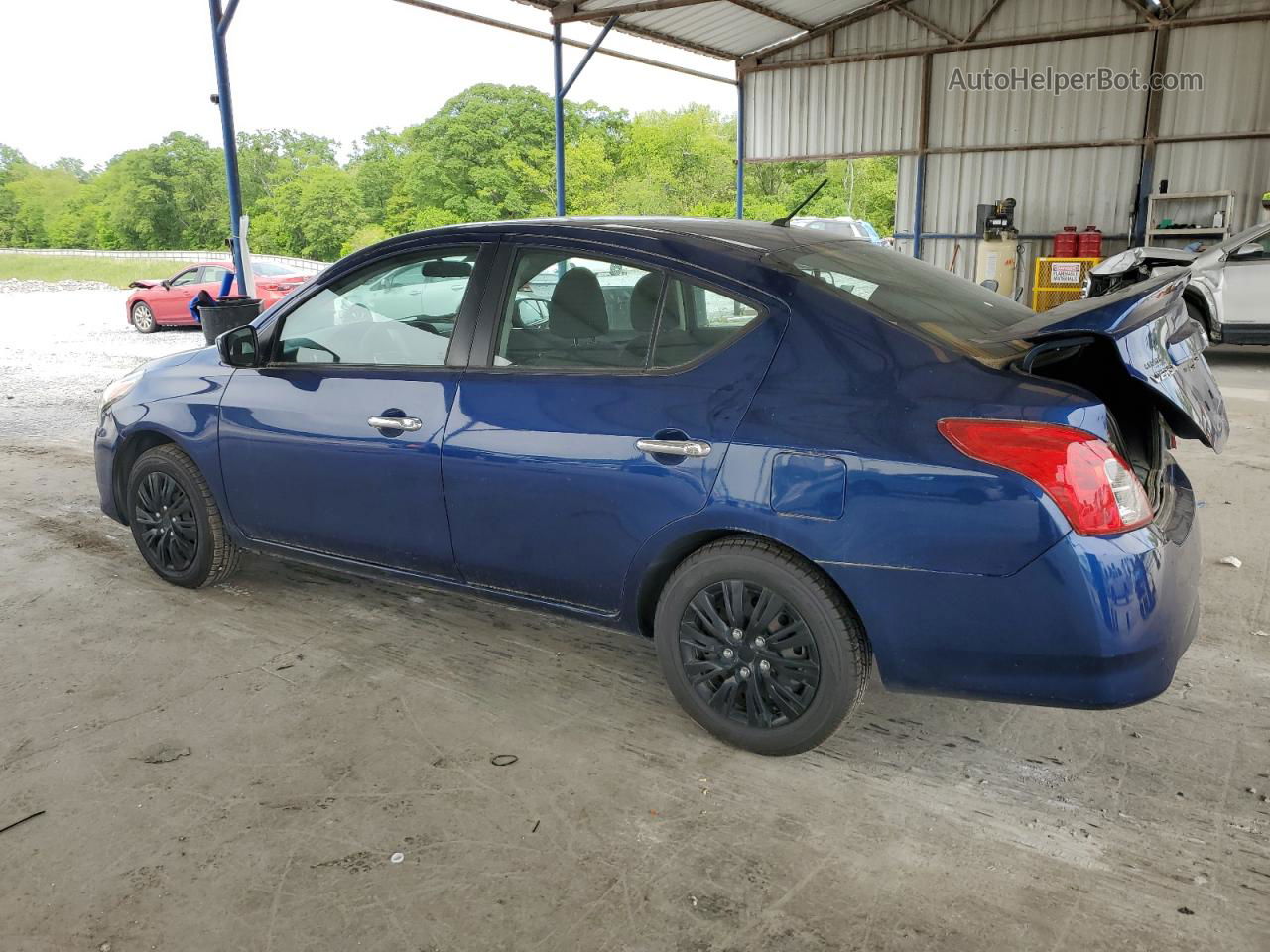 2018 Nissan Versa S Blue vin: 3N1CN7AP0JL865917