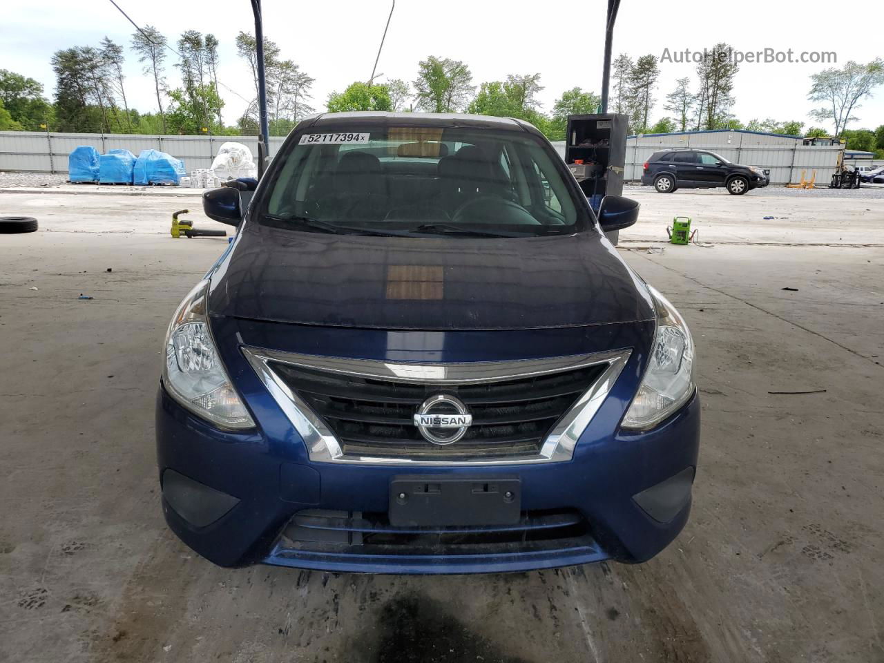 2018 Nissan Versa S Blue vin: 3N1CN7AP0JL865917