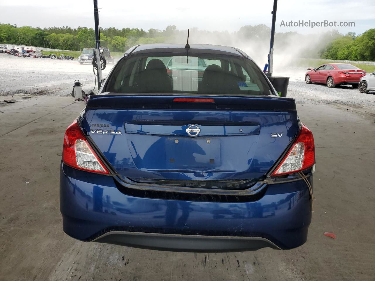 2018 Nissan Versa S Blue vin: 3N1CN7AP0JL865917