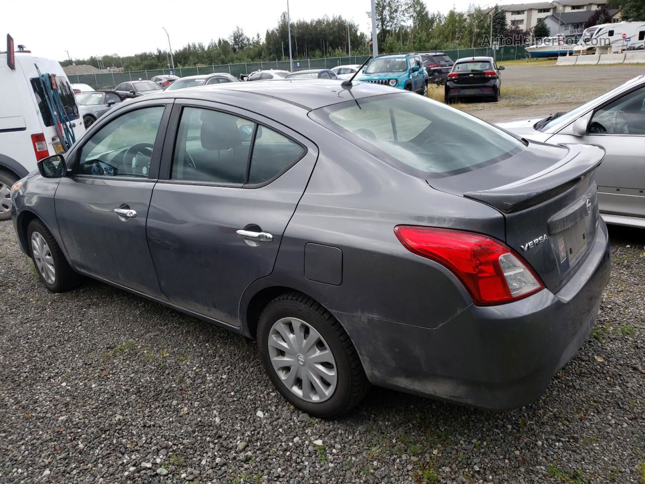 2018 Nissan Versa S Серый vin: 3N1CN7AP0JL871863