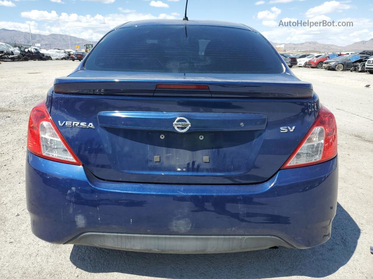 2018 Nissan Versa S Blue vin: 3N1CN7AP1JL802812