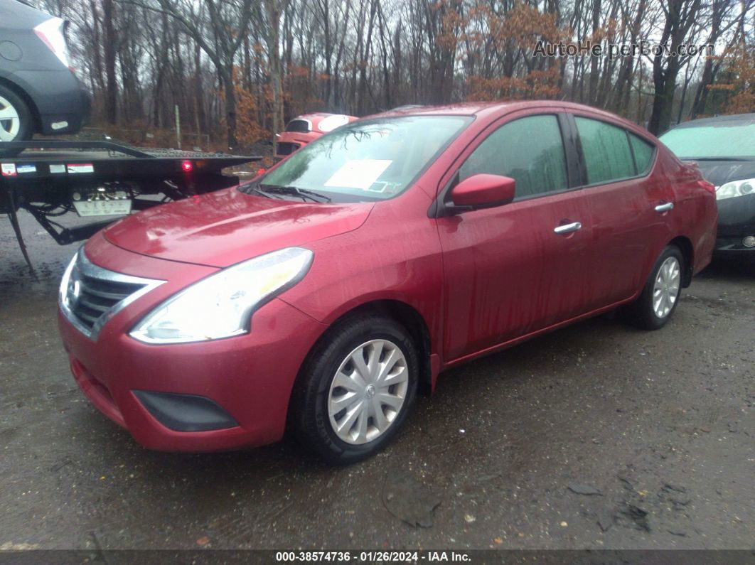 2018 Nissan Versa 1.6 Sv Red vin: 3N1CN7AP1JL820470