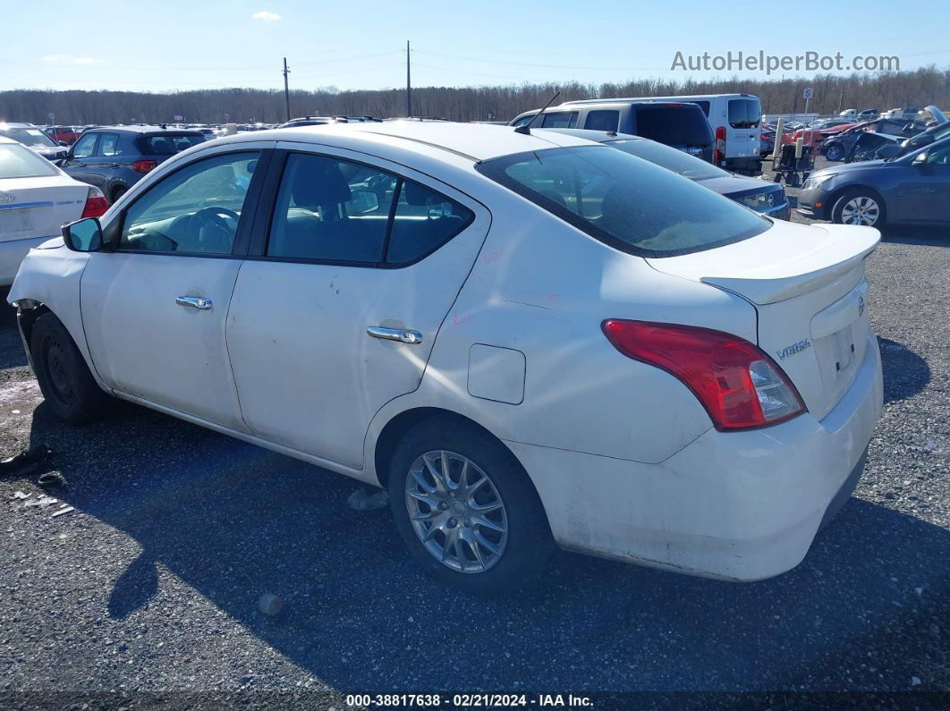 2018 Nissan Versa 1.6 Sv White vin: 3N1CN7AP1JL831324