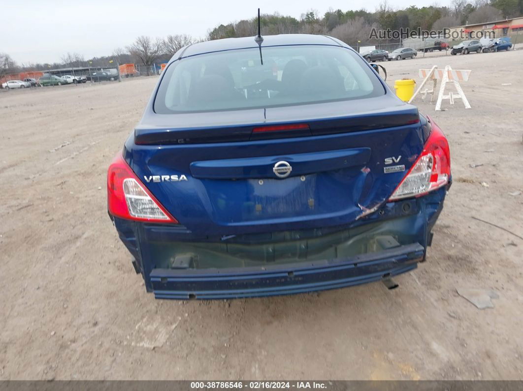 2018 Nissan Versa 1.6 Sv Blue vin: 3N1CN7AP1JL838645