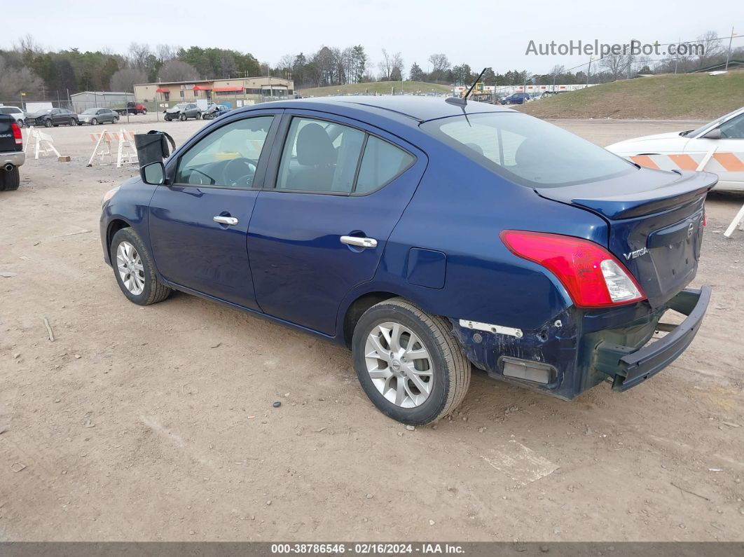 2018 Nissan Versa 1.6 Sv Blue vin: 3N1CN7AP1JL838645