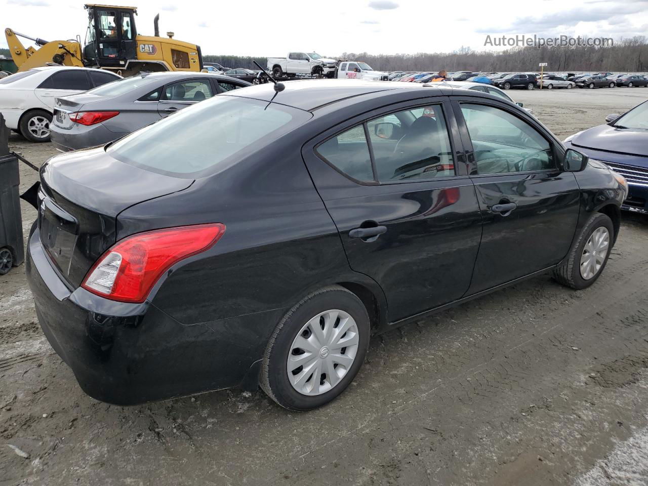 2018 Nissan Versa S Black vin: 3N1CN7AP1JL860855