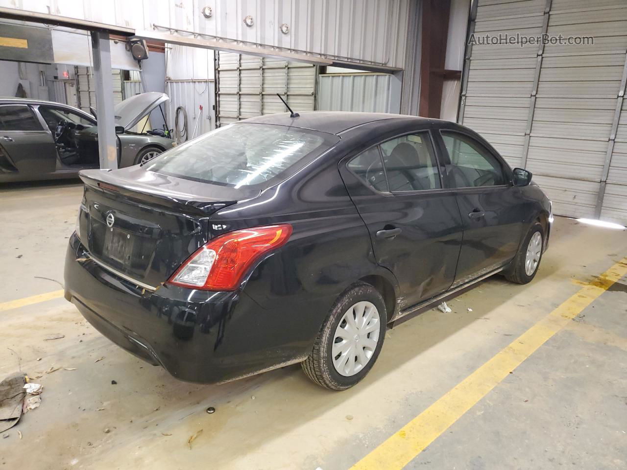 2018 Nissan Versa S Black vin: 3N1CN7AP1JL865814