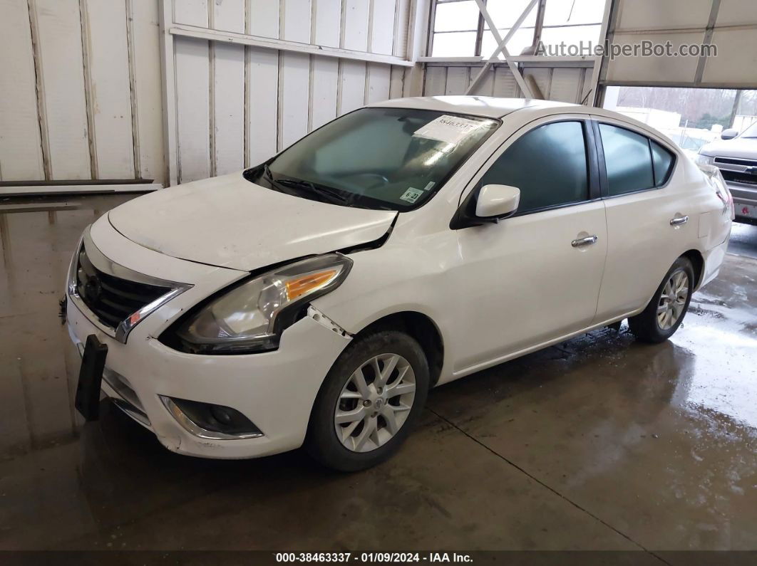 2018 Nissan Versa 1.6 Sv White vin: 3N1CN7AP1JL866588