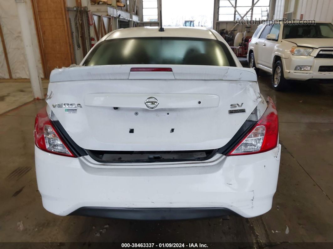 2018 Nissan Versa 1.6 Sv White vin: 3N1CN7AP1JL866588