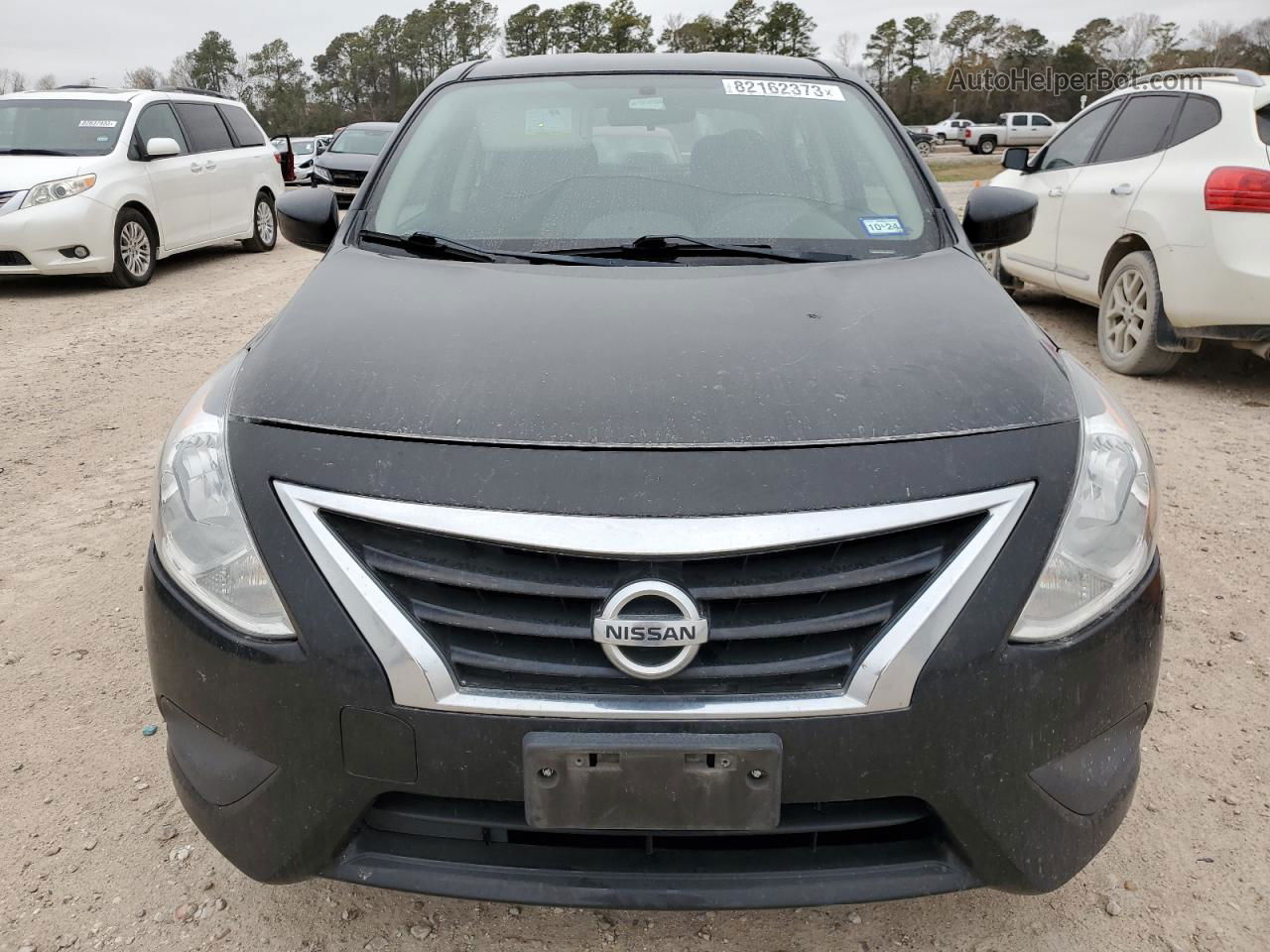 2018 Nissan Versa S Black vin: 3N1CN7AP1JL887764