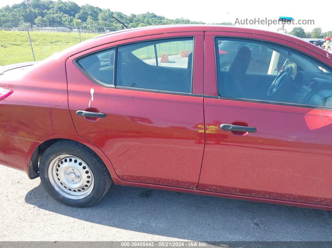 2016 Nissan Versa 1.6 S+ Burgundy vin: 3N1CN7AP2GL816758