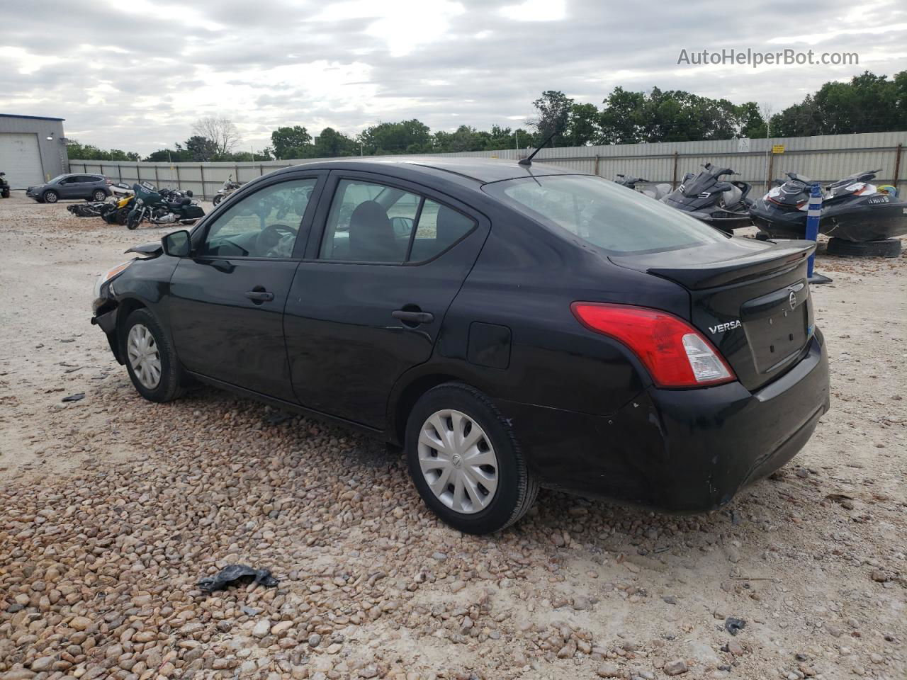 2016 Nissan Versa S Черный vin: 3N1CN7AP2GL864907