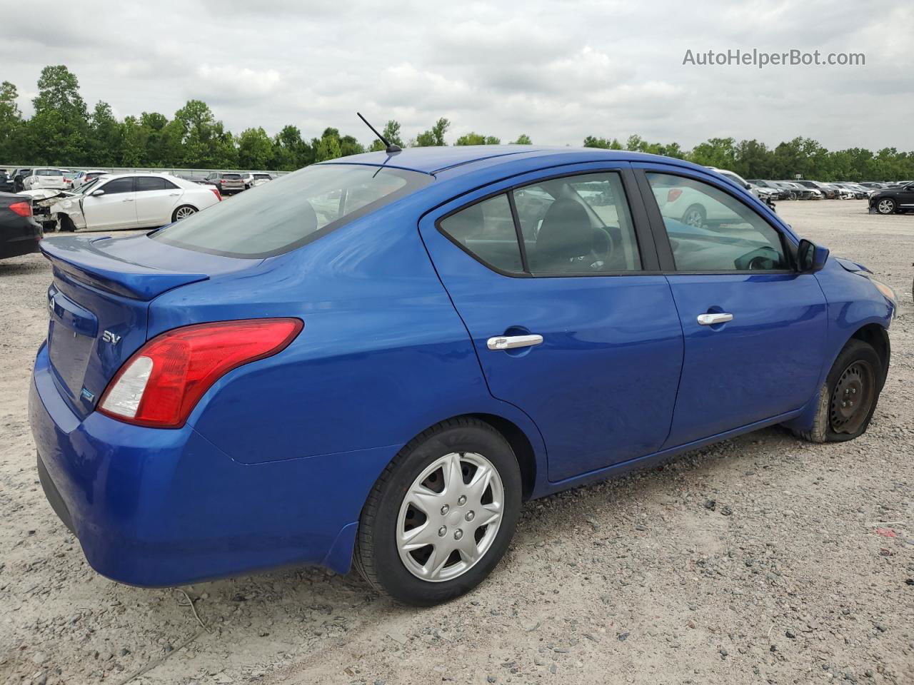 2016 Nissan Versa S Blue vin: 3N1CN7AP2GL867452