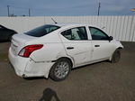 2016 Nissan Versa S White vin: 3N1CN7AP2GL870187