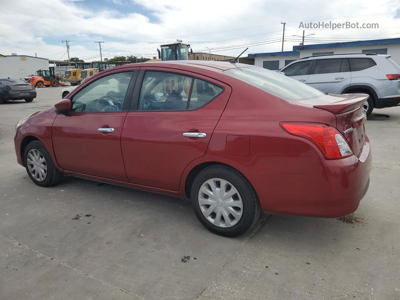 2018 Nissan Versa S Red vin: 3N1CN7AP2JK443282