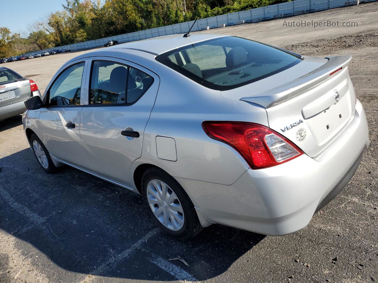 2018 Nissan Versa S Silver vin: 3N1CN7AP2JL802608