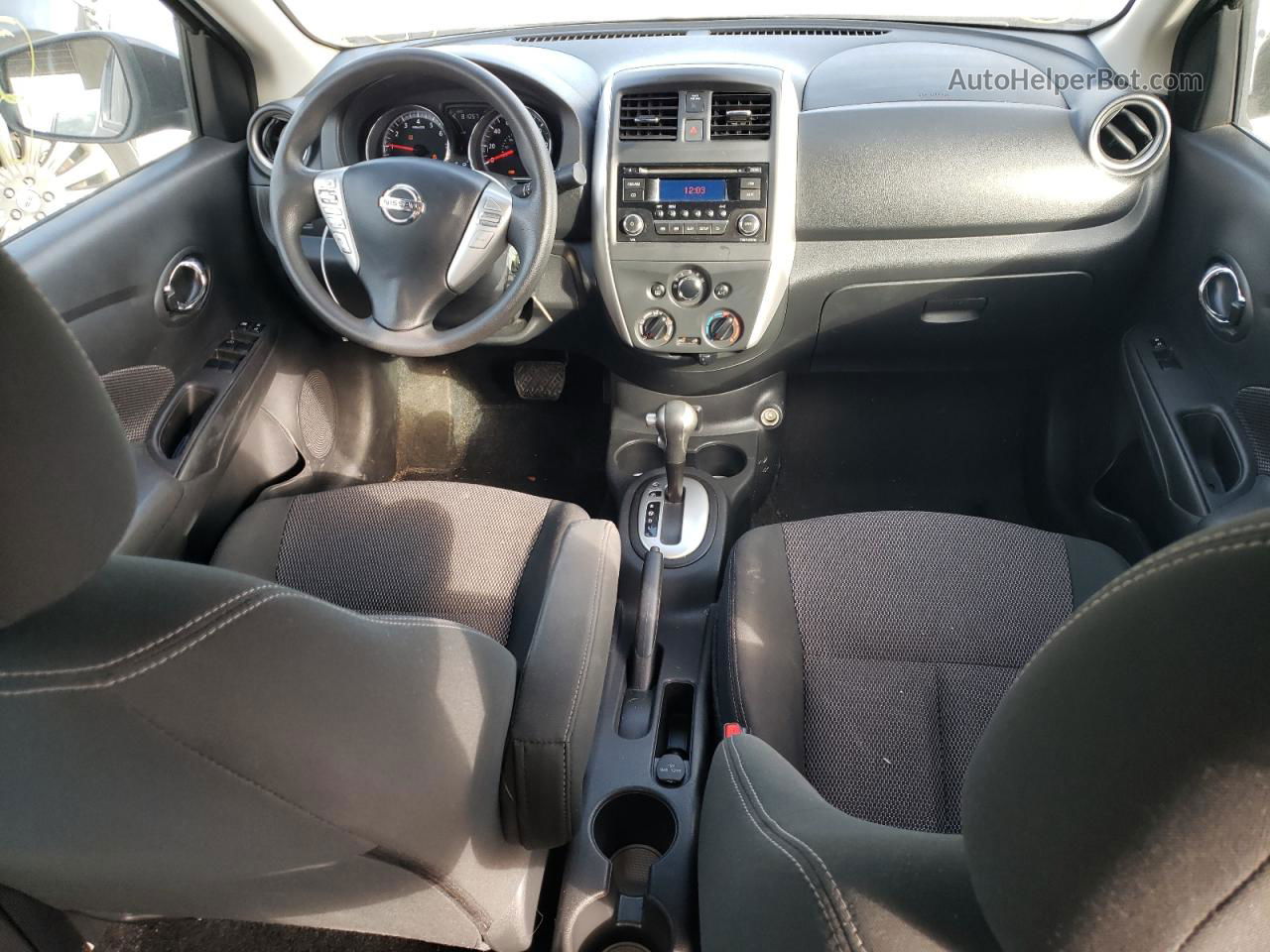 2018 Nissan Versa S Черный vin: 3N1CN7AP2JL802849