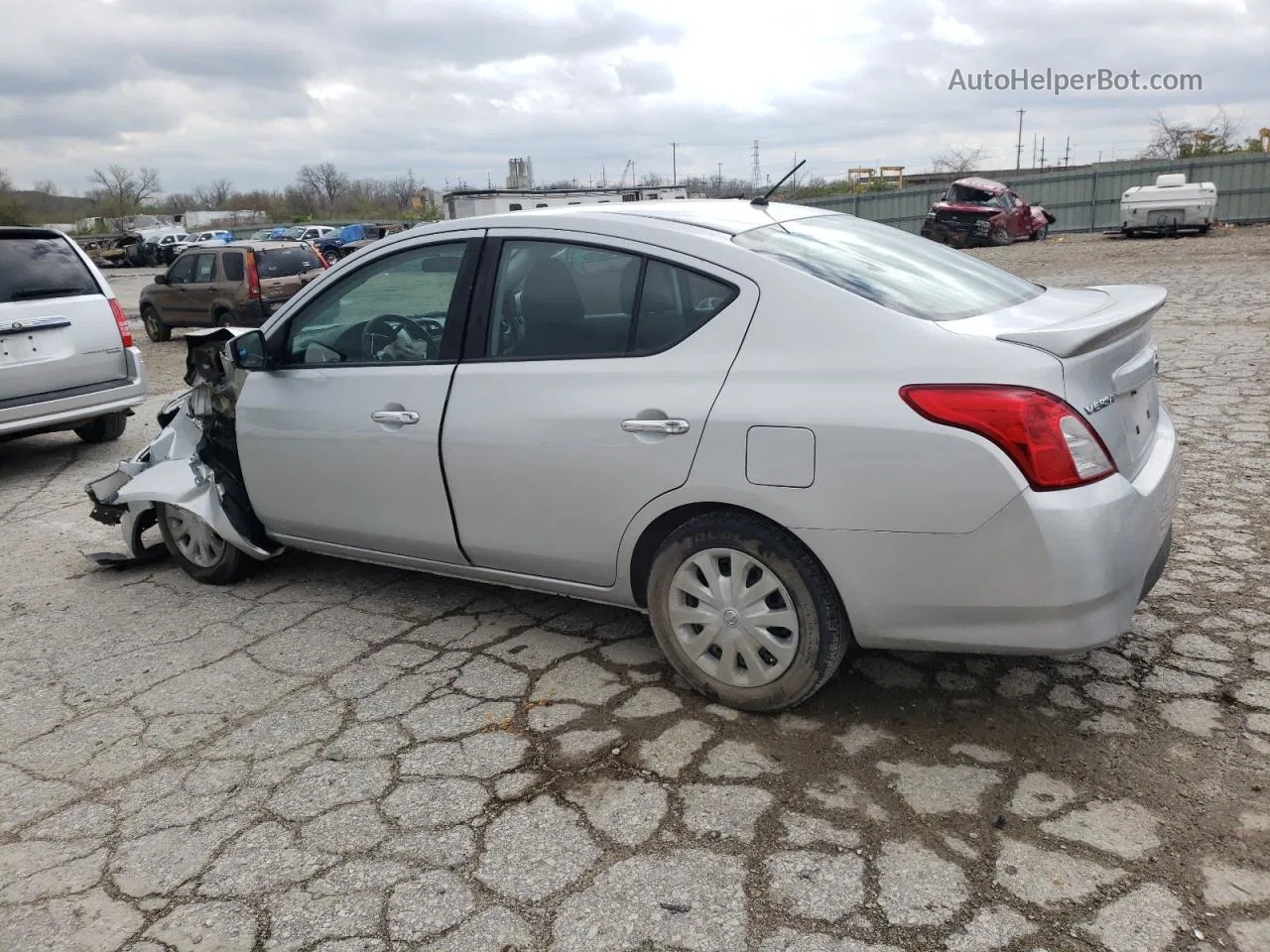 2018 Nissan Versa S Gray vin: 3N1CN7AP2JL809042