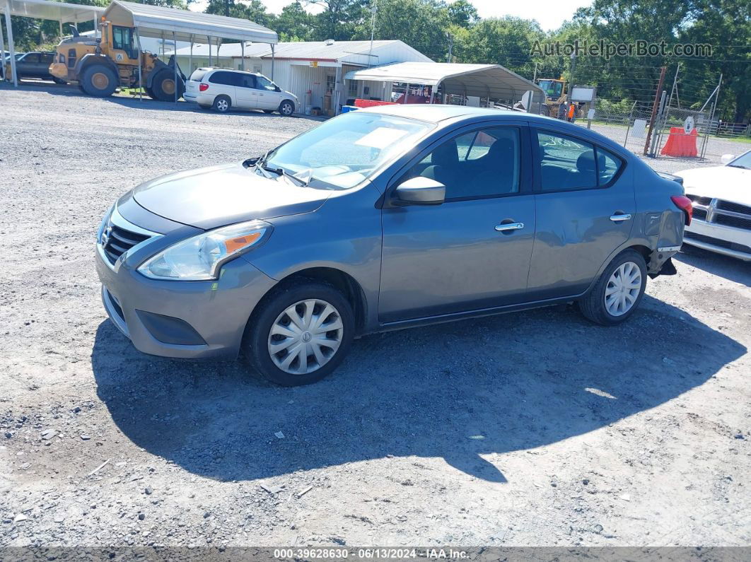 2018 Nissan Versa 1.6 Sv Gray vin: 3N1CN7AP2JL828982