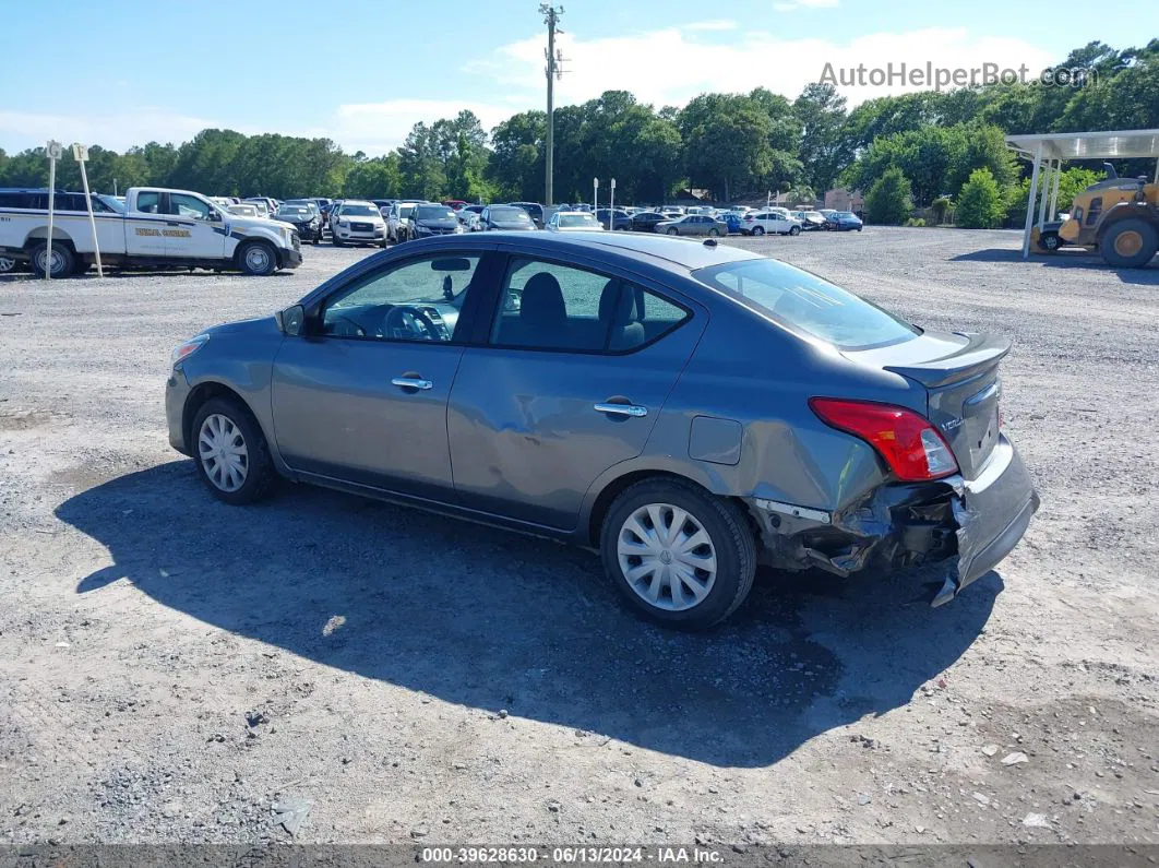 2018 Nissan Versa 1.6 Sv Gray vin: 3N1CN7AP2JL828982