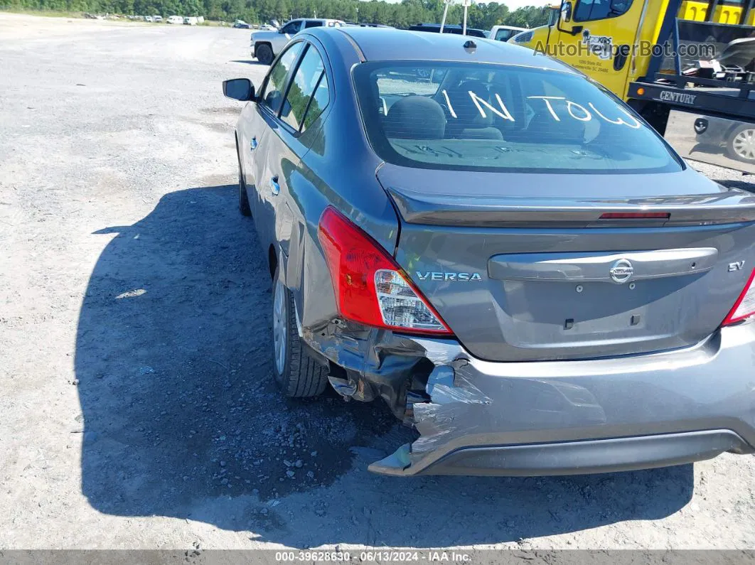 2018 Nissan Versa 1.6 Sv Gray vin: 3N1CN7AP2JL828982