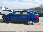 2018 Nissan Versa 1.6 Sv Blue vin: 3N1CN7AP2JL837195