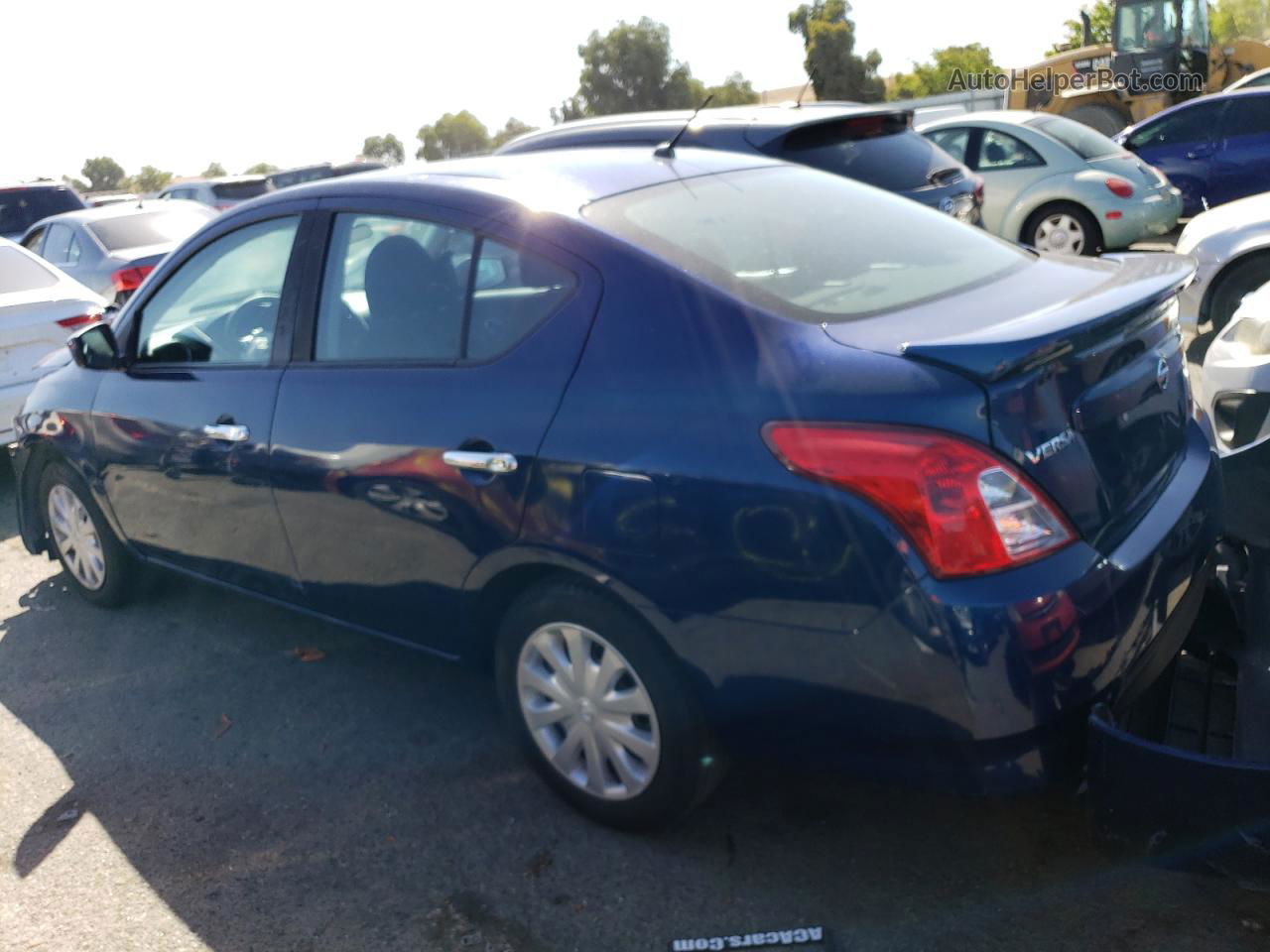 2018 Nissan Versa S Синий vin: 3N1CN7AP2JL849234