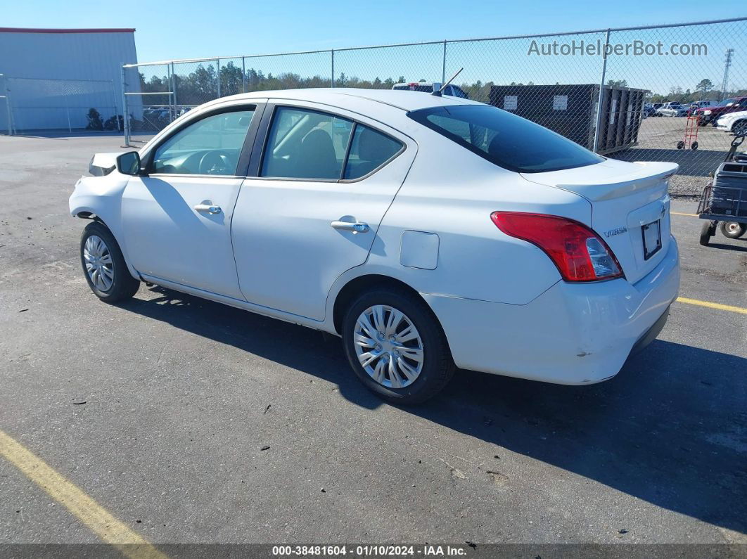 2018 Nissan Versa 1.6 Sv White vin: 3N1CN7AP2JL862680