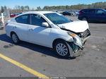 2018 Nissan Versa 1.6 Sv White vin: 3N1CN7AP2JL862680