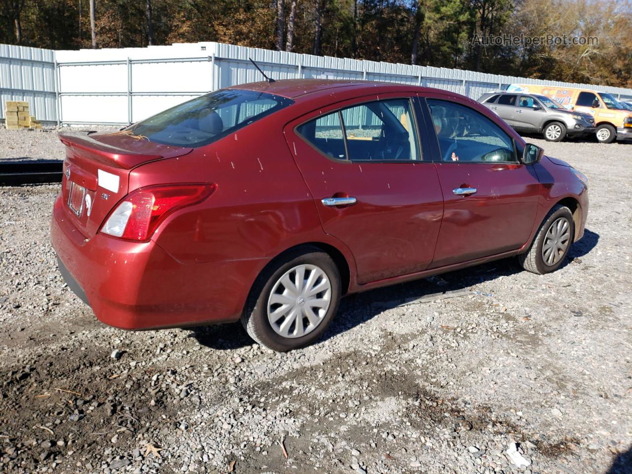 2018 Nissan Versa S Maroon vin: 3N1CN7AP2JL863831