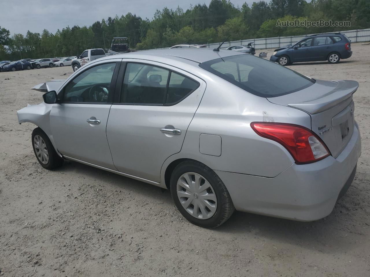 2018 Nissan Versa S Silver vin: 3N1CN7AP2JL865059