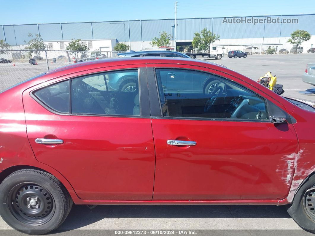 2018 Nissan Versa 1.6 Sv Red vin: 3N1CN7AP2JL874036